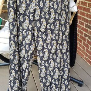 Altuzarra Bani Paisley Print Wide Leg. Size 14